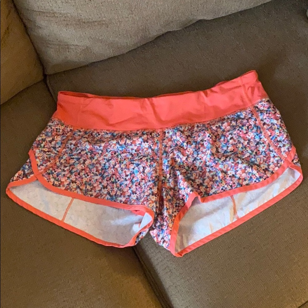 Lululemon Run Speed Short Prism Petal Floral 10